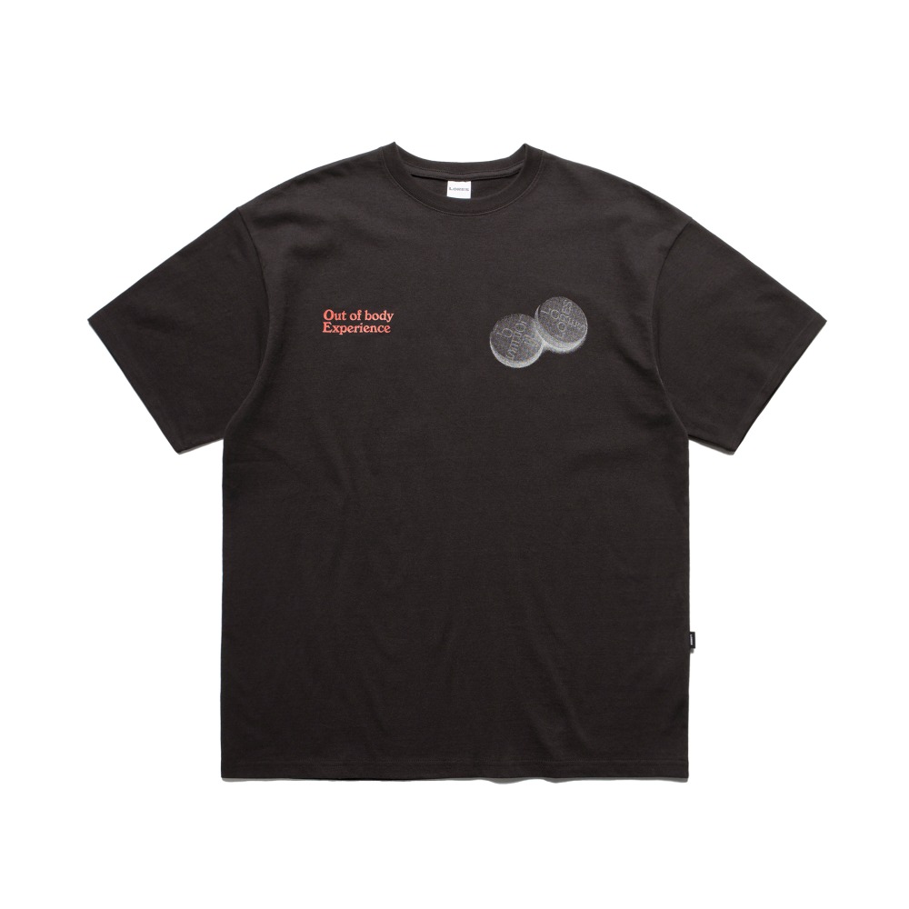 Out of Body S/S Tee - Charcoal