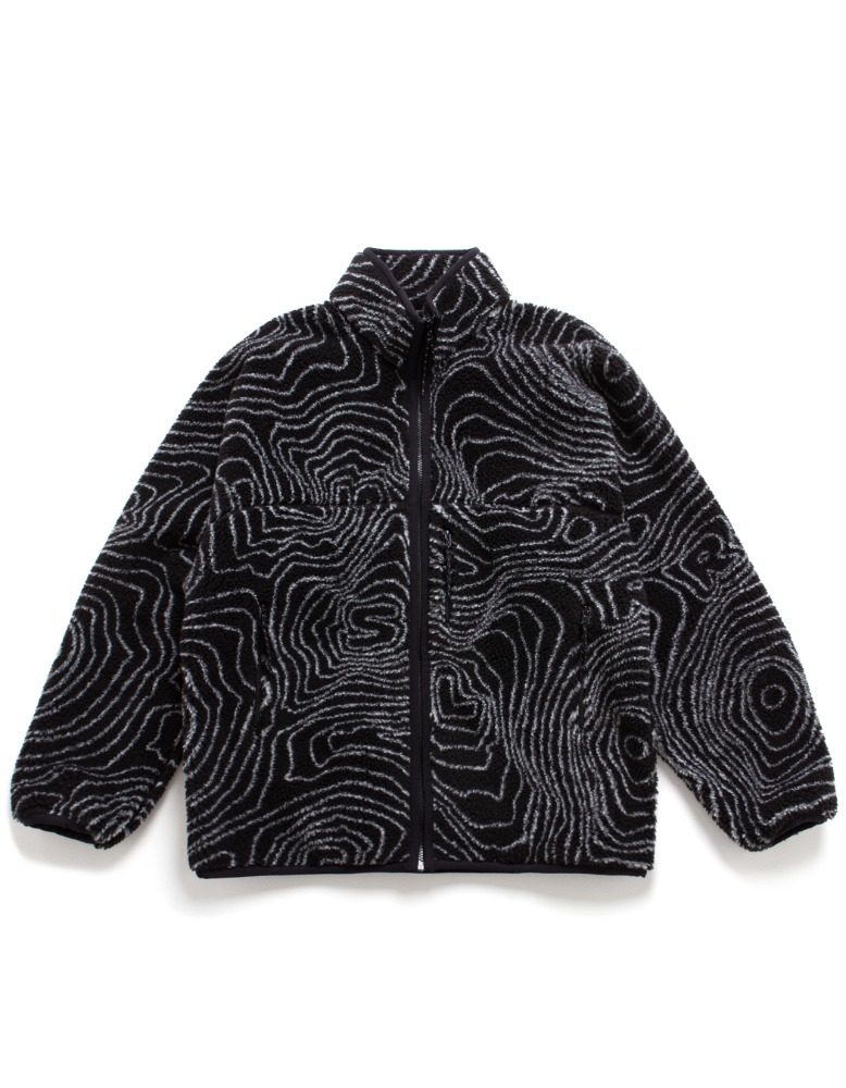 Contour Fleece Zip Jacket - Black