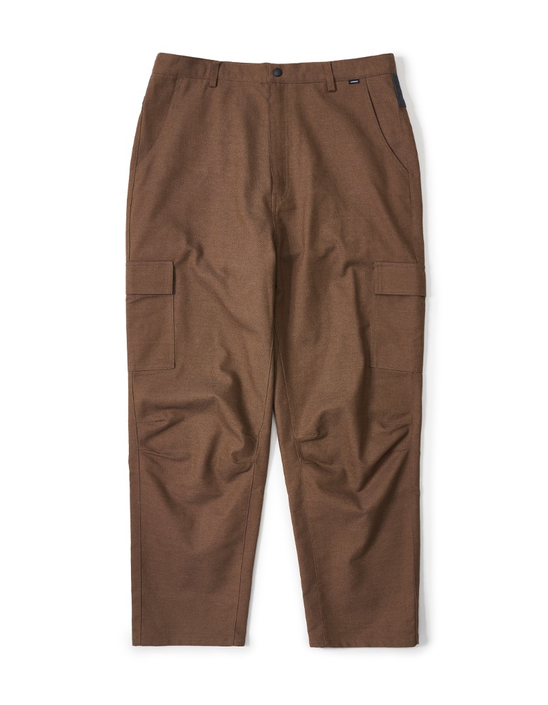 Panel Cargo Pants - Brown