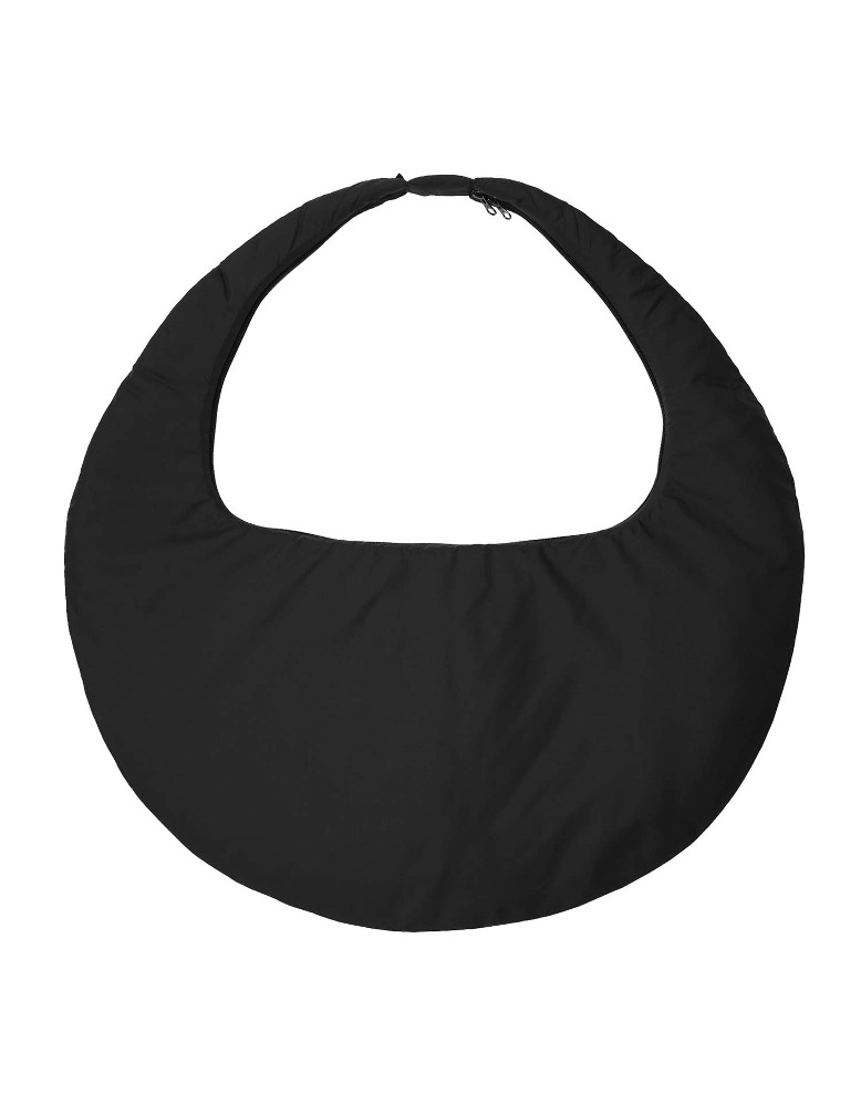 Circle Puffer Body Bag - Black