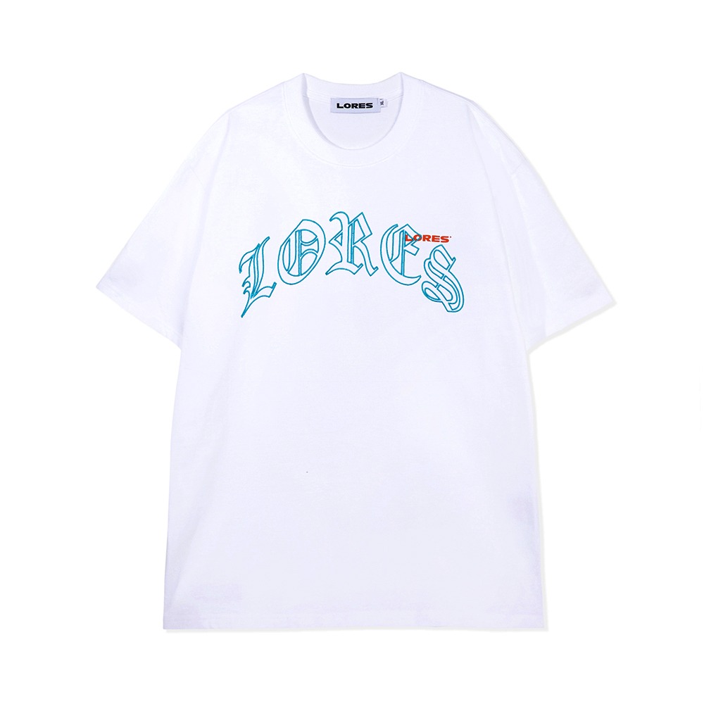 Old English Arch S/S Tee - White