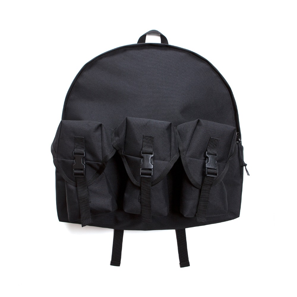3 Pocket Backpack - Black