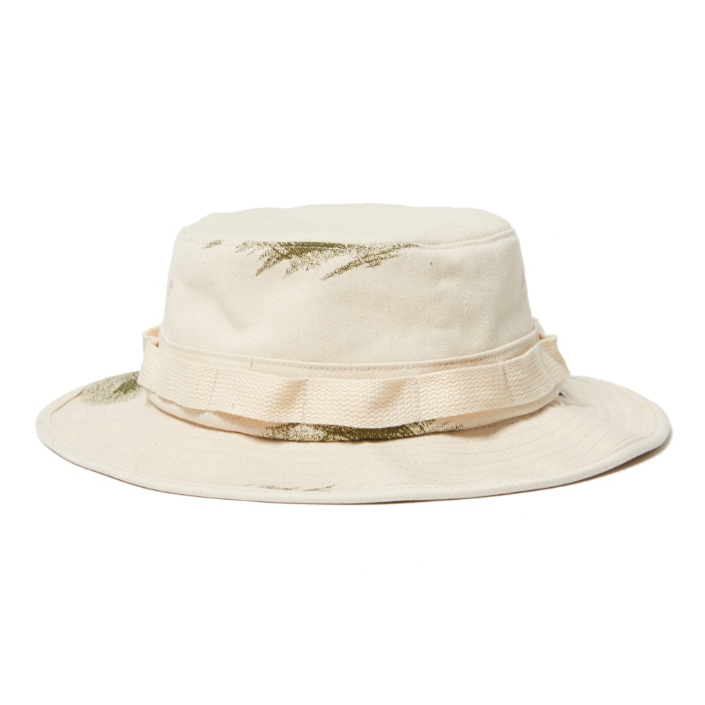 German Snow Camo Boonie Hat - Natural