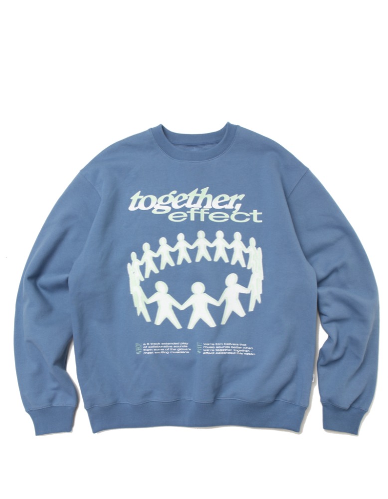 Together Effect SweatShirts - Smoke Blue