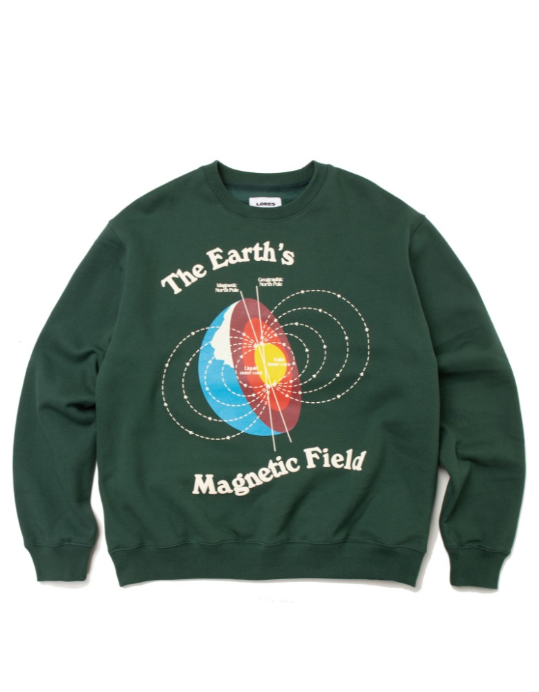 Magnetic Field SweatShirts - Green