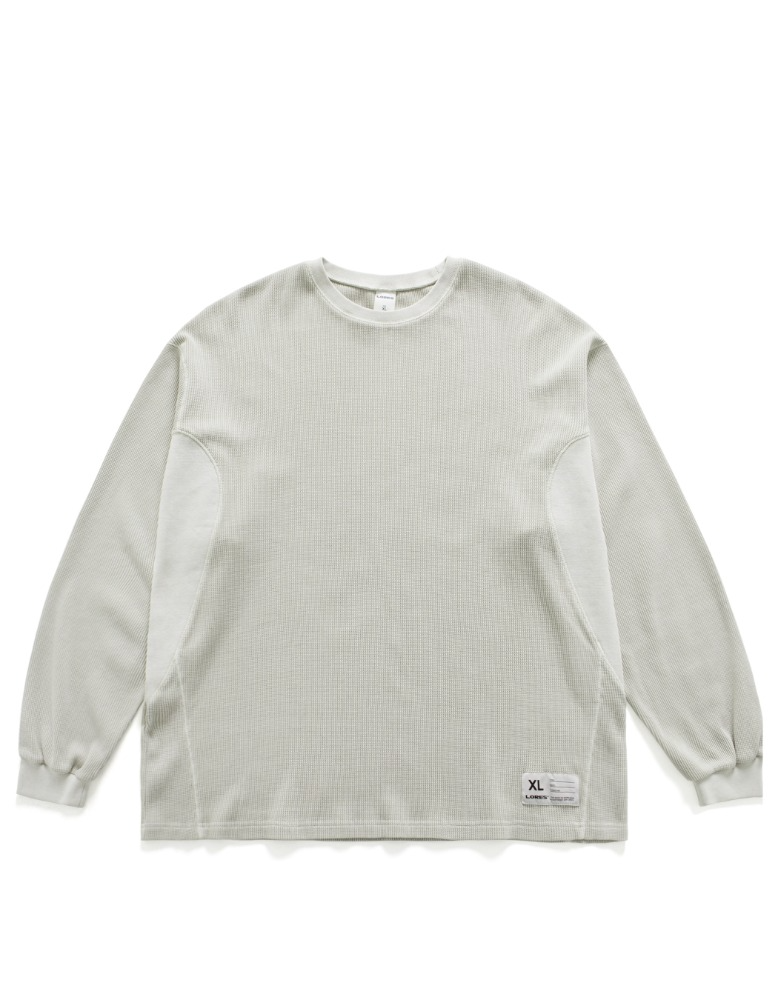 Dyed Wafflel L/S Tee - Olive