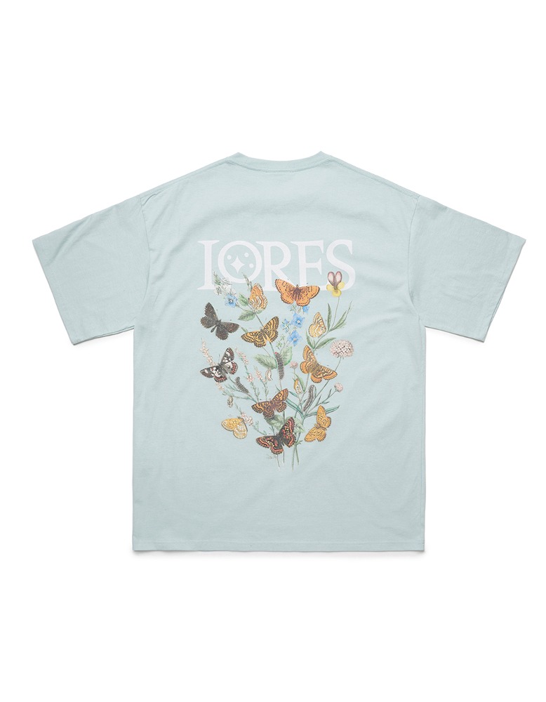 Butterfly S/S Tee - Pale Green