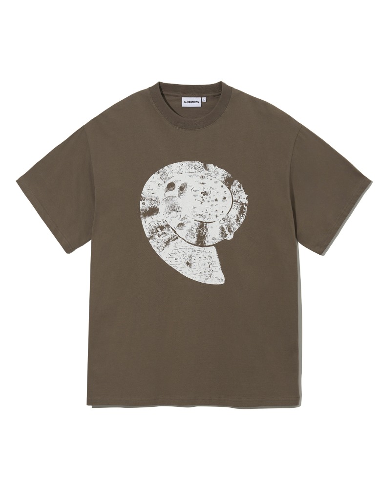 Spiral S/S Tee - Taupe