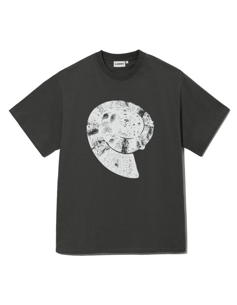 Spiral S/S Tee - Charcoal