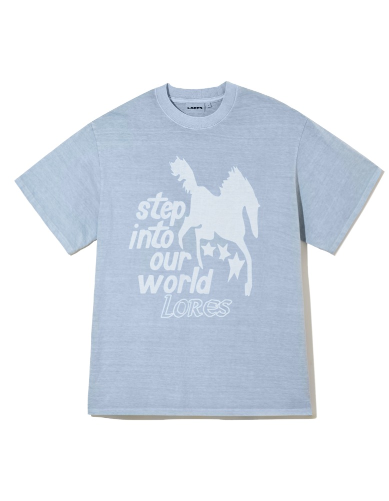 Horse Dyed S/S Tee - Slate